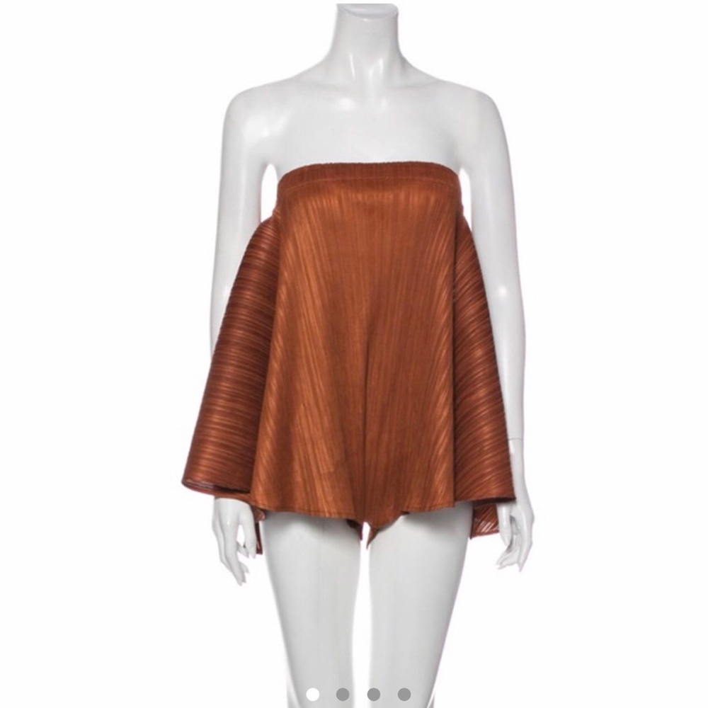 Rare Issey Miyake Pleats Please romper bodysuit